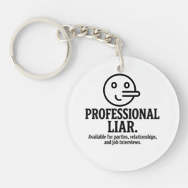 パーティー、恋愛、仕事のためのプロの嘘つき キーホルダー