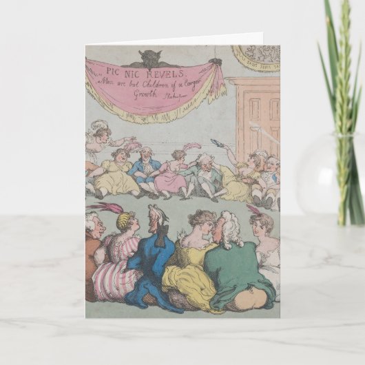 パーティー - 折り紙のグリーティングカード カード (正面)