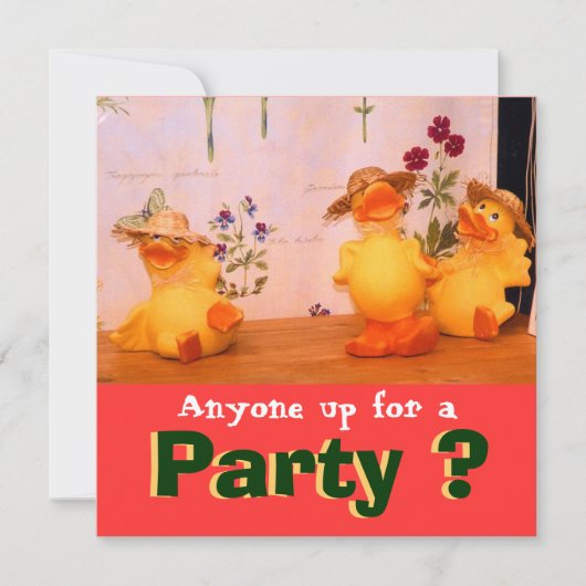 パーティー 招待状 (正面)