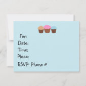 パーティー 招待状 (裏面)