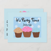 パーティー 招待状 (正面/裏面)