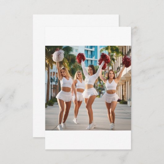 パーティー 招待状 (正面/裏面)