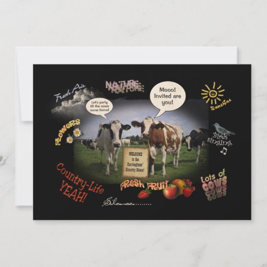 パーティー 招待状 (正面)