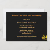 パーティー 招待状 (裏面)