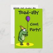 パーティー 招待状 (正面/裏面)