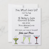 パーティー 招待状 (裏面)