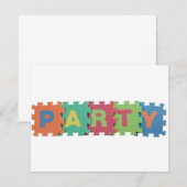 パーティー 招待状 (正面/裏面)