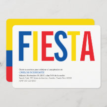 パーティー:招待状:エクアドル:エクアドルの旗