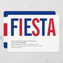 パーティー: 招待状: コスタリカ: コスタリカの旗 招待状