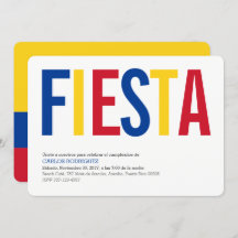 パーティー: 招待状: コロンビア: コロンビアの旗