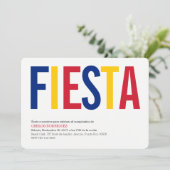 パーティー：招待状：ベネズエラ：ベネズエラの国旗 招待状 (スタンド正面)