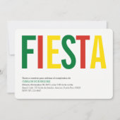 パーティー:招待状:ボリビア:ボリビア旗 招待状 (正面)