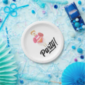 パーティー!水彩ラマ ペーパープレート (パーティー)