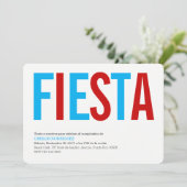 パーティー: 空: プエルトリコ国旗 招待状 (スタンド正面)