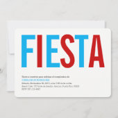 パーティー: 空: プエルトリコ国旗 招待状 (正面)