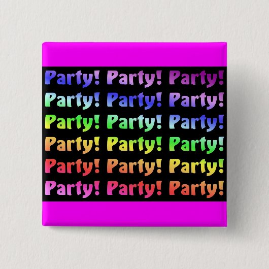 パーティー! 缶バッジ (正面)