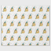 パーティー!誕生日ドージ誕生日 ラッピングペーパー (フラット)