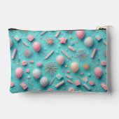 パーティー（青） アクセサリーポーチ (裏面)