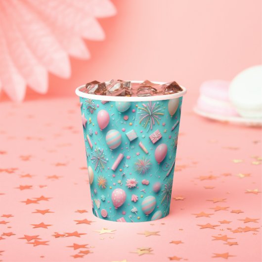 パーティー(青) 紙コップ (インサイチュ)