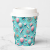 パーティー(青) 紙コップ (正面)