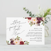 パーティー、駆け落ち、ブルゴーニュの後は幸せに 招待状 (スタンド正面)