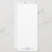 パーティー《鳥》アメリカゴガラクリスマスフラットカード シーズンカード (裏面)