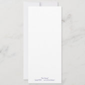 パーティー《鳥》アメリカゴガラフラットカード 招待状 (裏面)