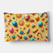 パーティー（黄） アクセサリーポーチ (裏面)