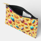 パーティー（黄） アクセサリーポーチ (見開き)