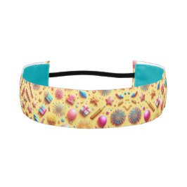 パーティー（黄） アスレチックヘッドバンド