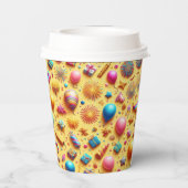 パーティー（黄） 紙コップ (裏面)