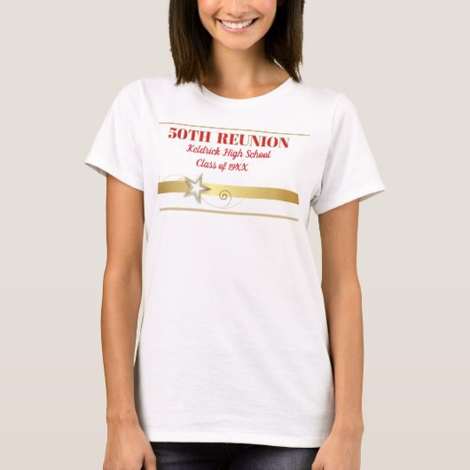 パーティー!50周年クラス同窓会カスタム Tシャツ (正面)