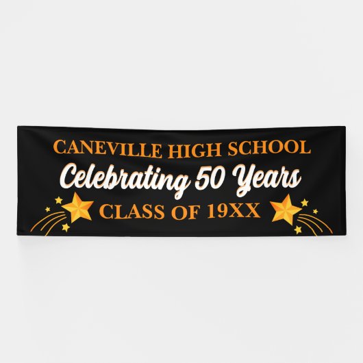 パーティー!50年！12 Ftビッグクラス懇親会バナー 横断幕 (横)