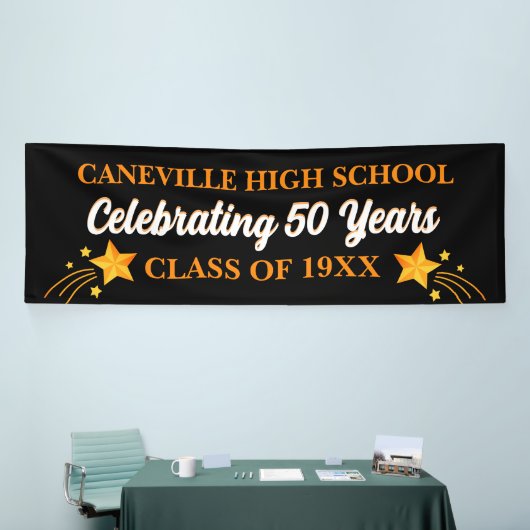 パーティー!50年！12 Ftビッグクラス懇親会バナー 横断幕 (トレードショー)