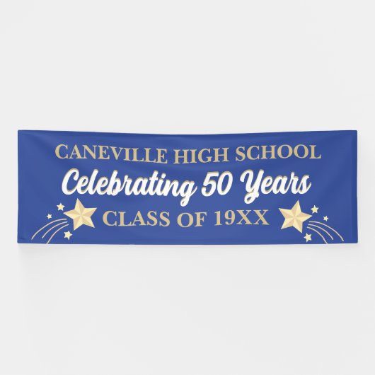 パーティー!50年！12 Ftビッグクラス懇親会バナー 横断幕 (横)