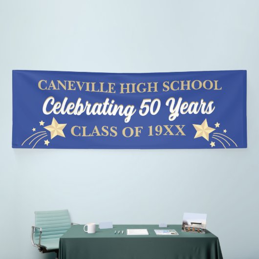 パーティー!50年！12 Ftビッグクラス懇親会バナー 横断幕 (トレードショー)