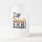 パーティー- Arrr – 海賊の日のように話す フロストグラスビールジョッキ (正面左)