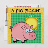 パーティー/ BBQ !SRF 招待状 (正面/裏面)