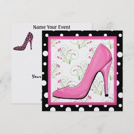 パーティー- SRF 招待状 (正面/裏面)