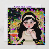 パーティー- SRF 招待状 (正面/裏面)