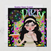 パーティー- SRF 招待状 (正面/裏面)