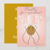 パーティーAプリンセス 招待状 (正面/裏面)