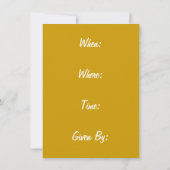 パーティーAプリンセス 招待状 (裏面)