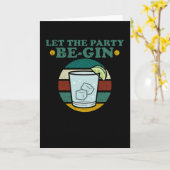パーティーBe-Ginジントニックパーティーカクテルティー カード (黄色い花)