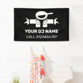 パーティーDJ：採用デジ広告ェイのバナーサイン 横断幕 (インサイチュ)