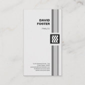 パーティーDJ - Premium Double Sided 名刺 (裏面)