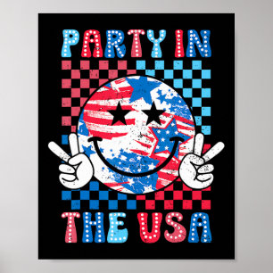 パーティーIn The Usa 4Th Of 7月名門私立校風のスマイルキッズメン ポスター