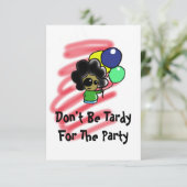 パーティーInvatationのために遅くないがあないで下さい 招待状 (スタンド正面)