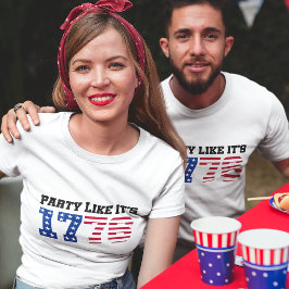 パーティーLike It's 1776 American 4th of July ユニセックス Tシャツ