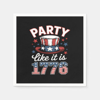 パーティーLike It's 1776 #JF0012 スタンダードカクテルナプキン